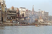 Varanasi , Manikarnika Ghat, the cremation ground  
